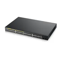 ZYXEL GS1900-48HPV2-EU0101F GS1900-48HPV2 48-portos GbE okos menedzselt PoE 170W 2xSFP