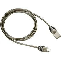 CANYON CNS-USBM5DG usb-a és micro usb fémházas adat- és töltőkábel 1 m szürke