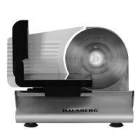 Hausberg HB-1135IN Szeletelőgép 190 mm penge 0-15 mm szeletvastagság 250 W rozsdamentes penge