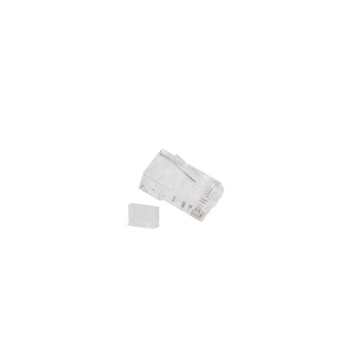 LANBERG PLU-6000 dugó cat6 utp rj-45 8p8c műanyag átlátszó 100 darab #3