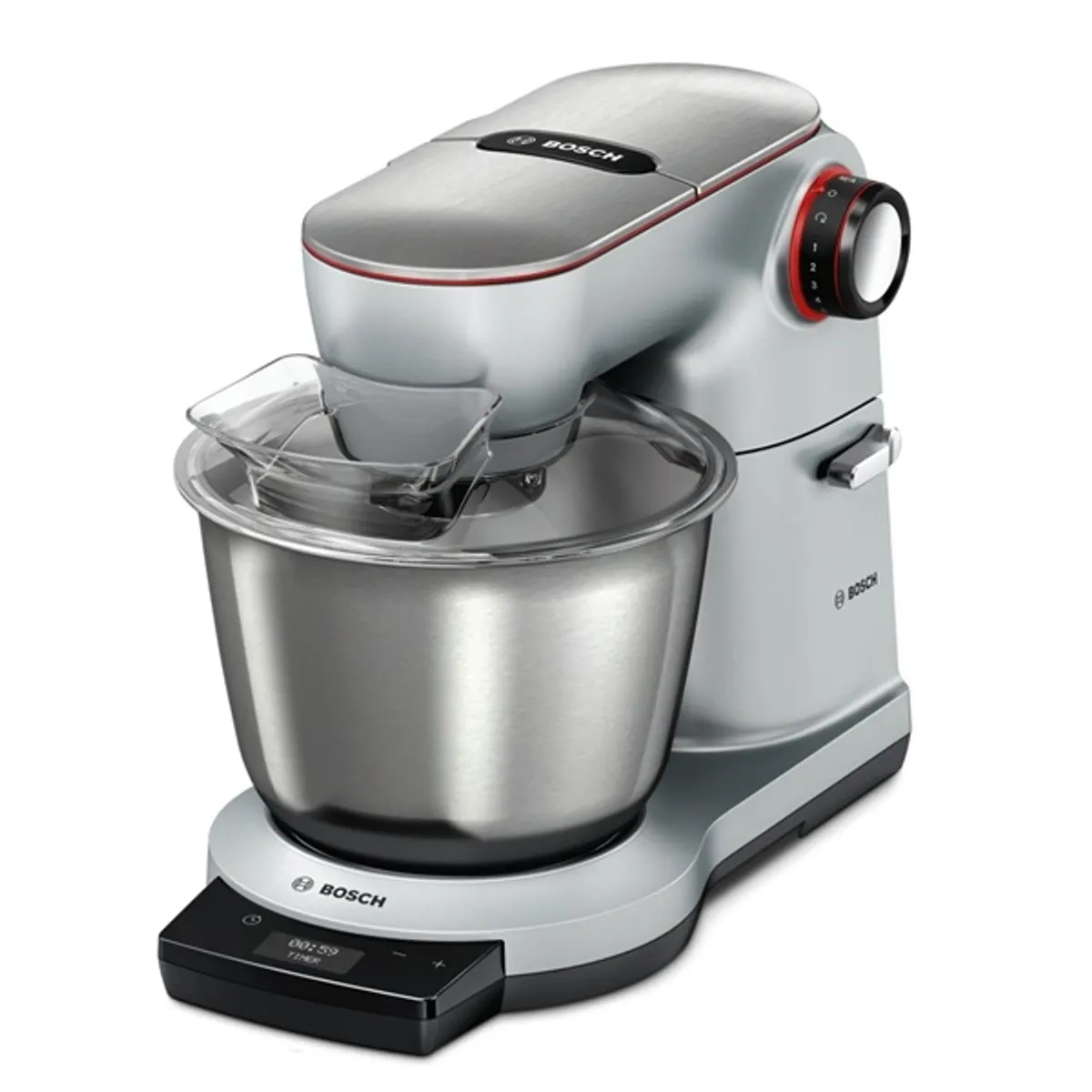Bosch MUM9BX5S22 OptiMUM konyhai robotgép 1500 W 5,5 l fém tál 3D bolygómozgás SensorControl Plus beépített mérleg #2