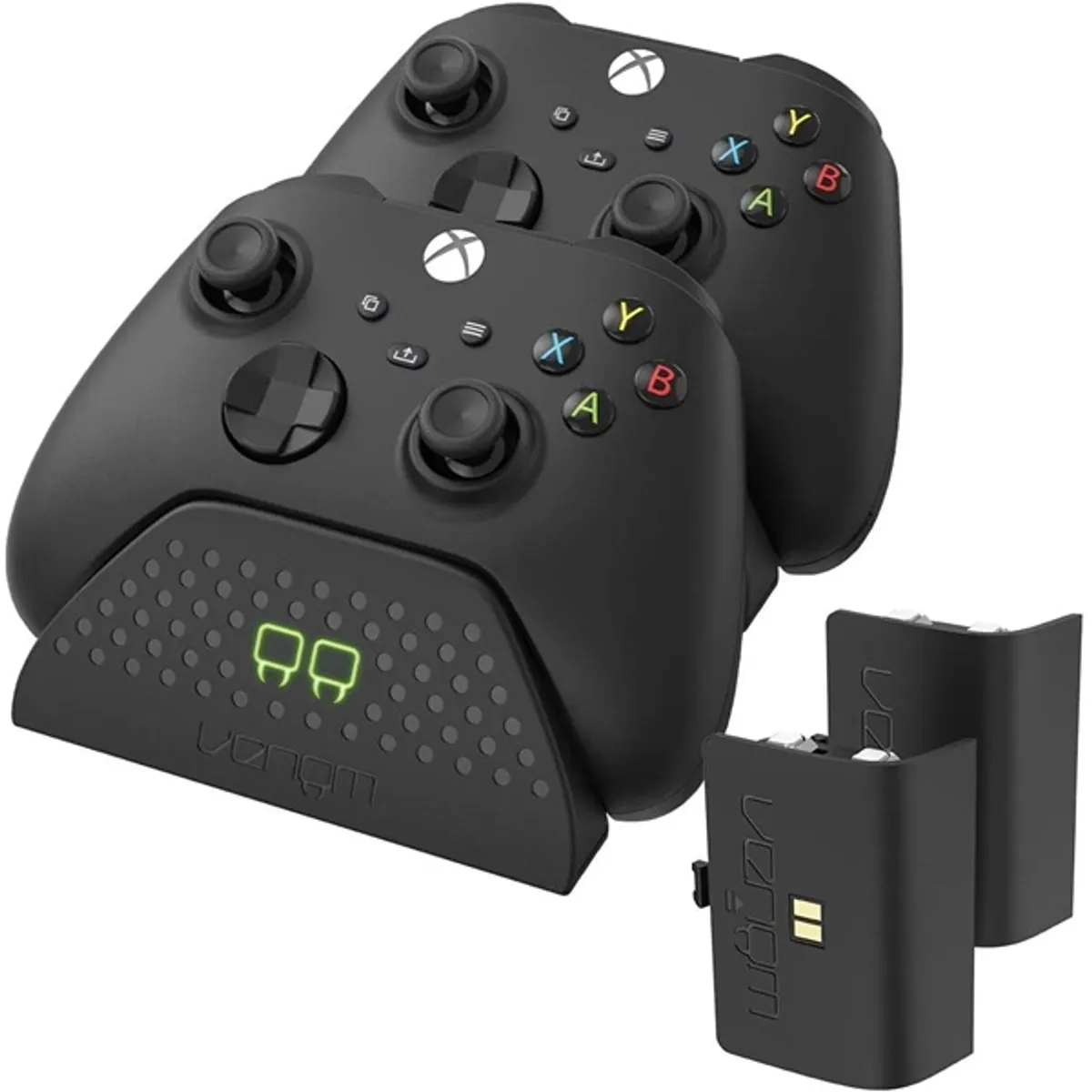 Venom VS2881 dupla töltőállomás 2 akkumulátorral fekete Xbox Series X és S kompatibilis #1