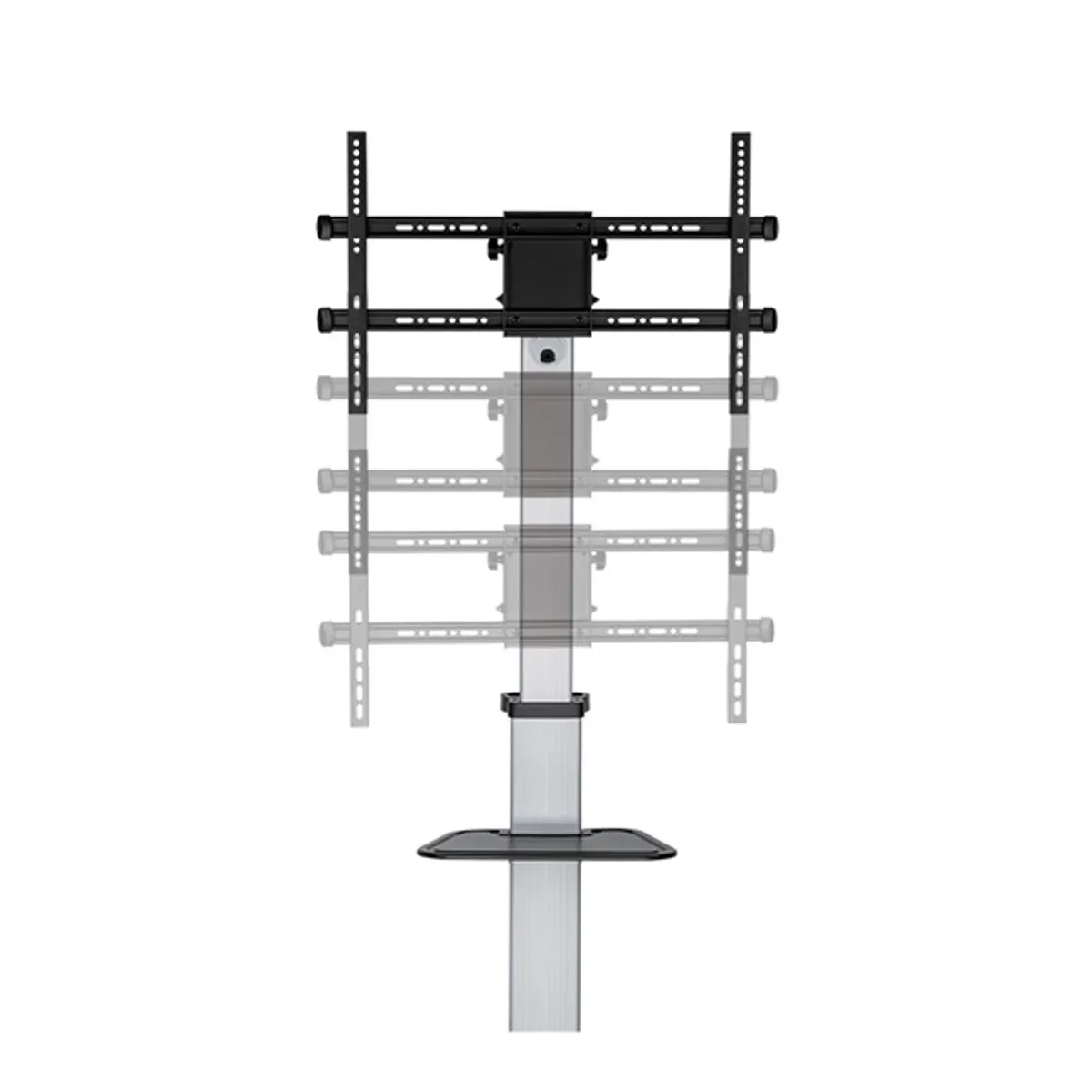 STELL 35060692 SOS 4050 37"-86" padlóállvány teherbírás 50 kg magasság 1669-2069 mm mélység 700 mm kábelrendező állítható dőlés 5-10 fok #8