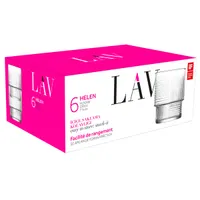 LAV LV-HLN346F Helen Soft Drink pohár készlet Átlátszó üveg 0,23 l 6 darabos