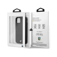 BMW BMHCN65PELBK vízszintesen csíkozott kemény tok fekete iPhone 11 Pro Max 6,5" #4