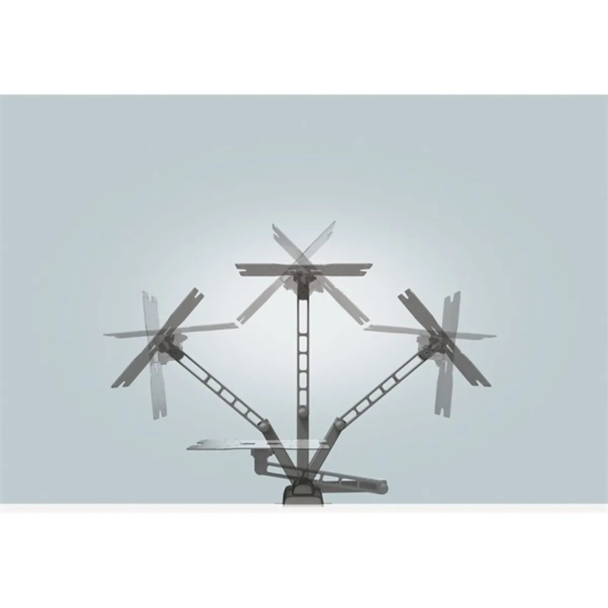 Meliconi 580472 FlatStyle FDR200 26\"-40\" VESA 50x50;50x75;75x75;75x100;100x100;100x200;200x200 forgatható 90° dönthető 25° #2