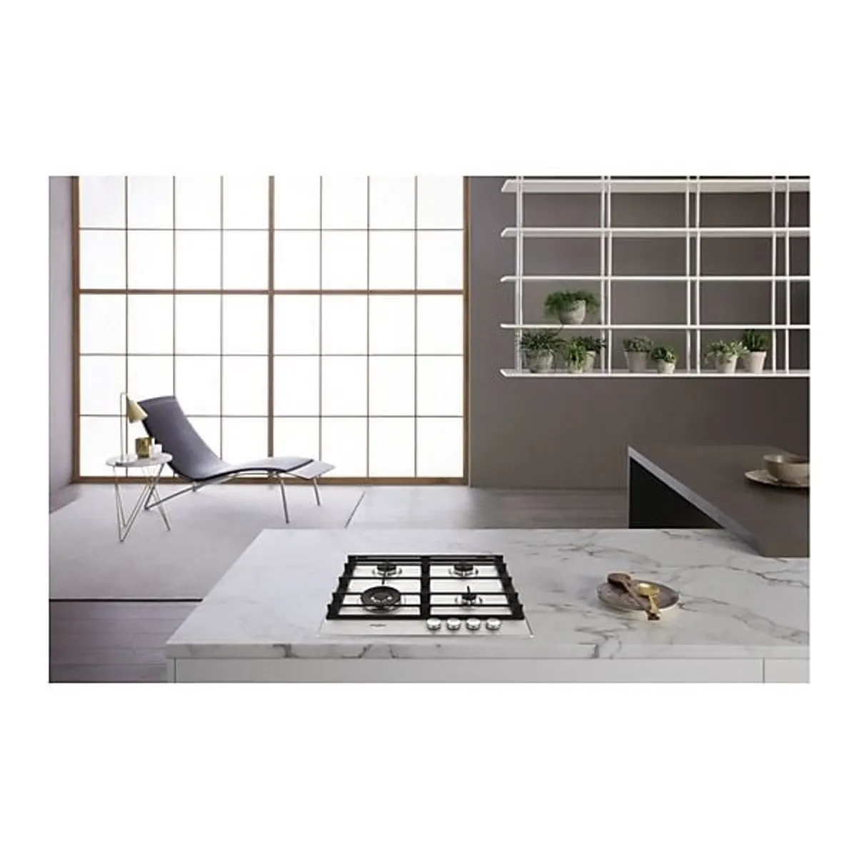 Whirlpool 869991596150 GMWL 628 IXL EE inox 4 égős beépíthető gáz főzőlap wok égőfej mechanikus forgatógombos #3