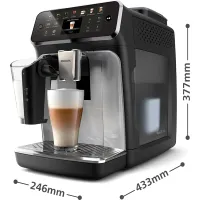 PHILIPS EP4446/70 Series 4400 LatteGo automata kávéfőző 14 italvariáció SilentBrew QuickStart fekete #8