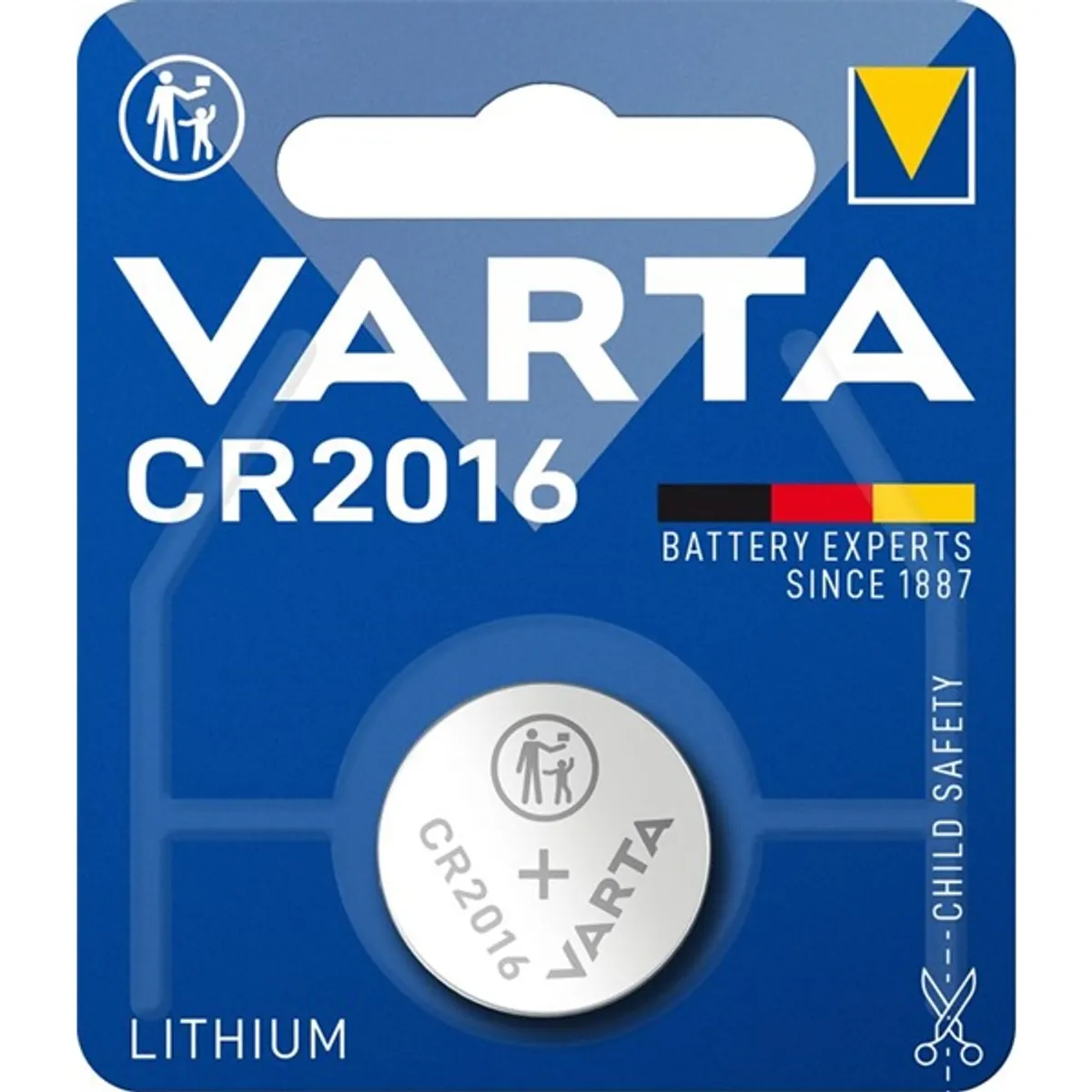 VARTA 6016112401 CR2016 lítium gombelem 1db bliszter #3
