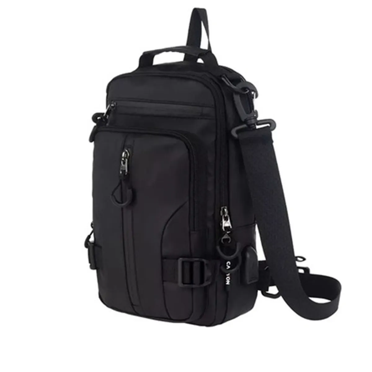 Canyon CNS-CBD1B1 CB-1 transformer bag 29x16x9cm 3,5L vízálló poliészter USB-A töltőport váll- és hátizsák #4