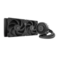 Arctic ACFRE00179A Liquid Freezer III Pro 280 fekete AM4 AM5 LGA1700 LGA1851 PWM 2x140 280 mm radiátor 450 mm cső