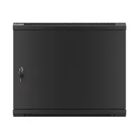 Lanberg WF01-6409-00B 9U 19" fali rack szekrény 600x450mm fekete