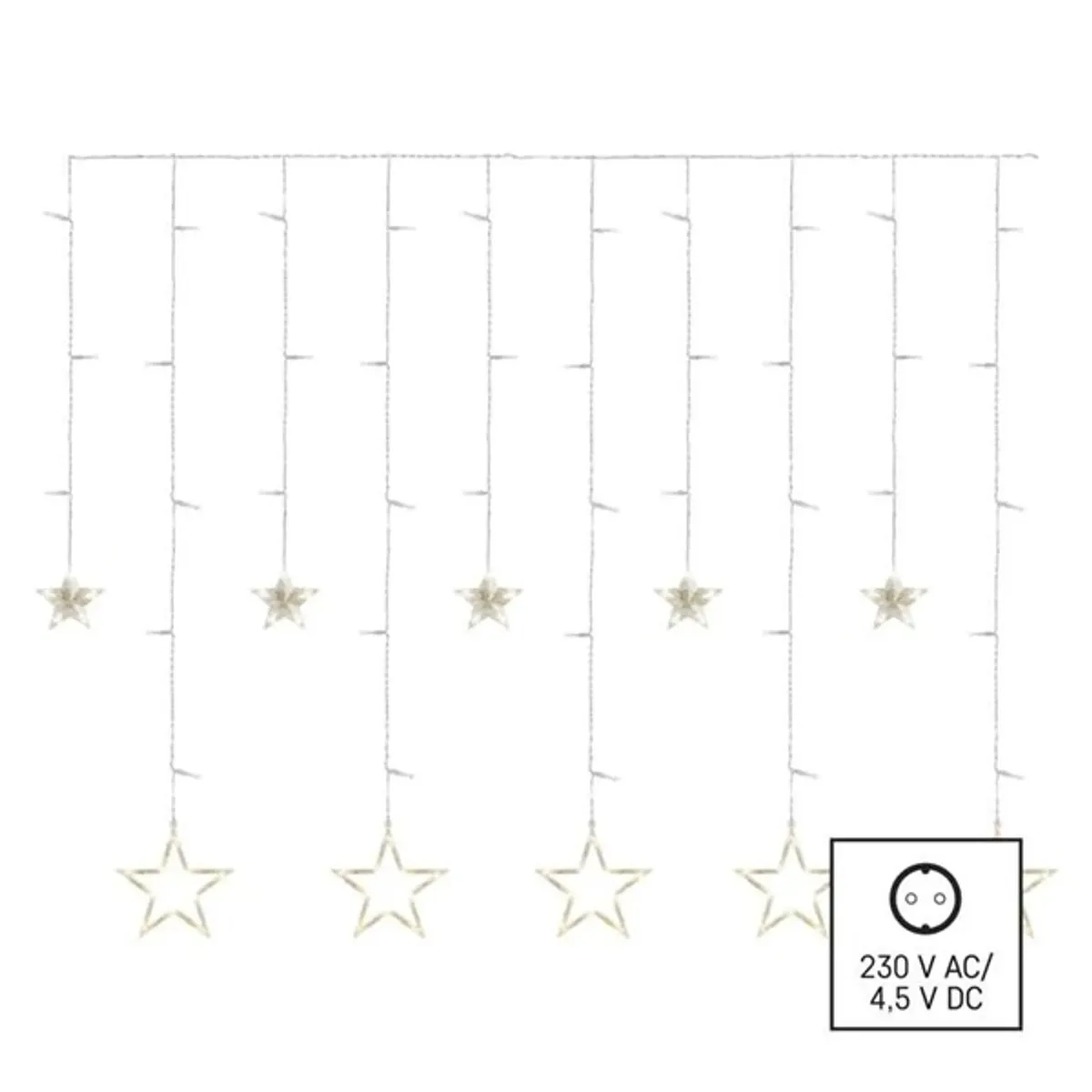 EMOS DCGW12 Fényfüzér függöny LED integrált IP44 beltéri karácsonyi #2