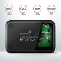 AXAGON ADSA-D25 duál dokkoló külső USB SATA 2,5" fekete #6