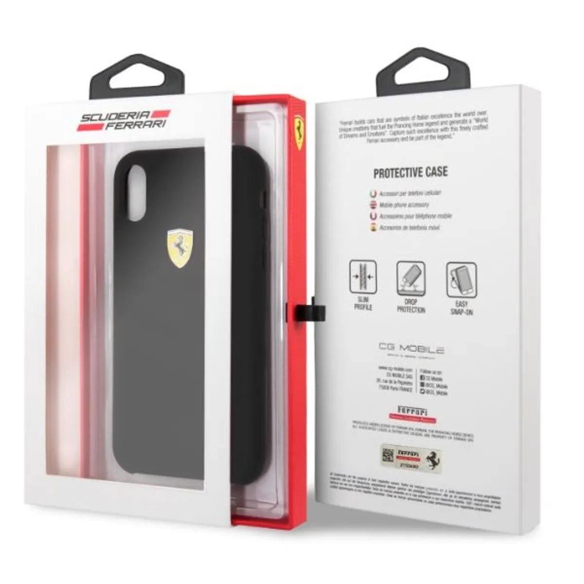 Ferrari FESSIHCI61BK iPhone XR tok szilikon fekete Apple kompatibilitás 6,1" #3