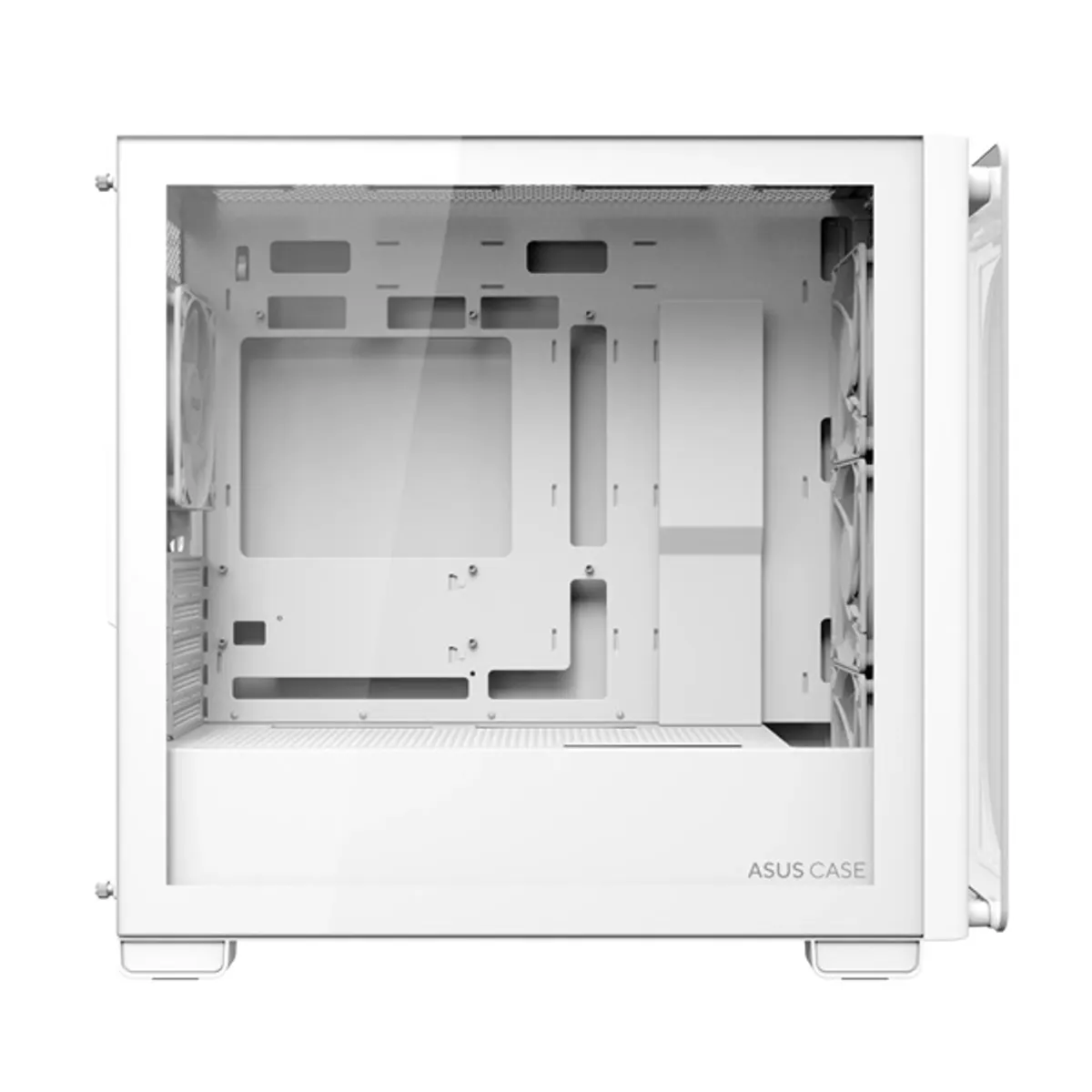 ASUS 90DC00K3-B19010 A23 plus táp nélküli ablakos Micro-ATX ház fehér 4 ARGB ventilátorok #4