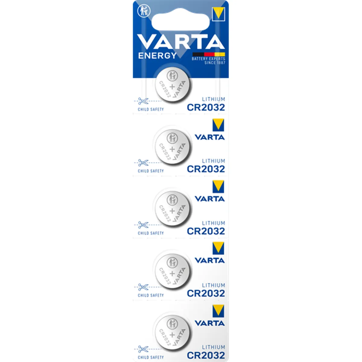 VARTA 6032229405 CR2032 lítium gombelem 5 db #1