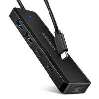 Axagon HUE-C2C USB hub táp nélküli