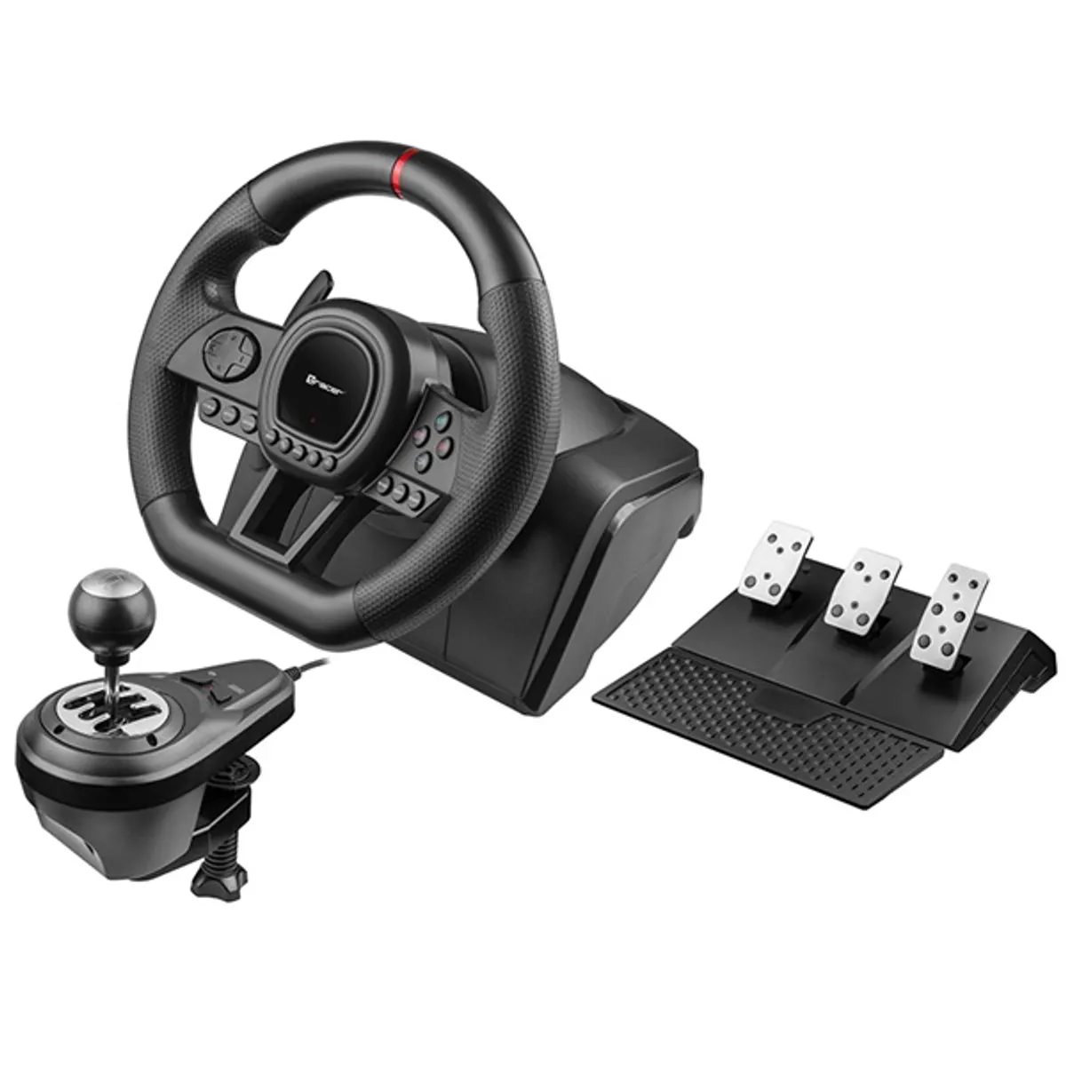 TRACER TRAJOY47345 SimRacer kormány + pedál 12 gombos, 180 cm, vezetékes, PC/PS3/PS4/Xbox 360/One/Series/Nintendo Switch #1