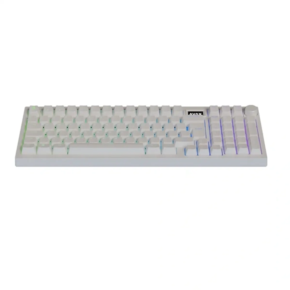 AVAX AVAX_GM03Y_PRO_WHITE GM03Y Pro fehér magyar kiosztás, mechanikus, Gateron Yellow, RGB, numerikus billentyűzet, tri-mode #2