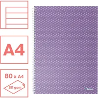 ESSELTE 628484 ColourBreeze A4 vonalas spirálfüzet 80 lap 80 g per m2 FSC #2