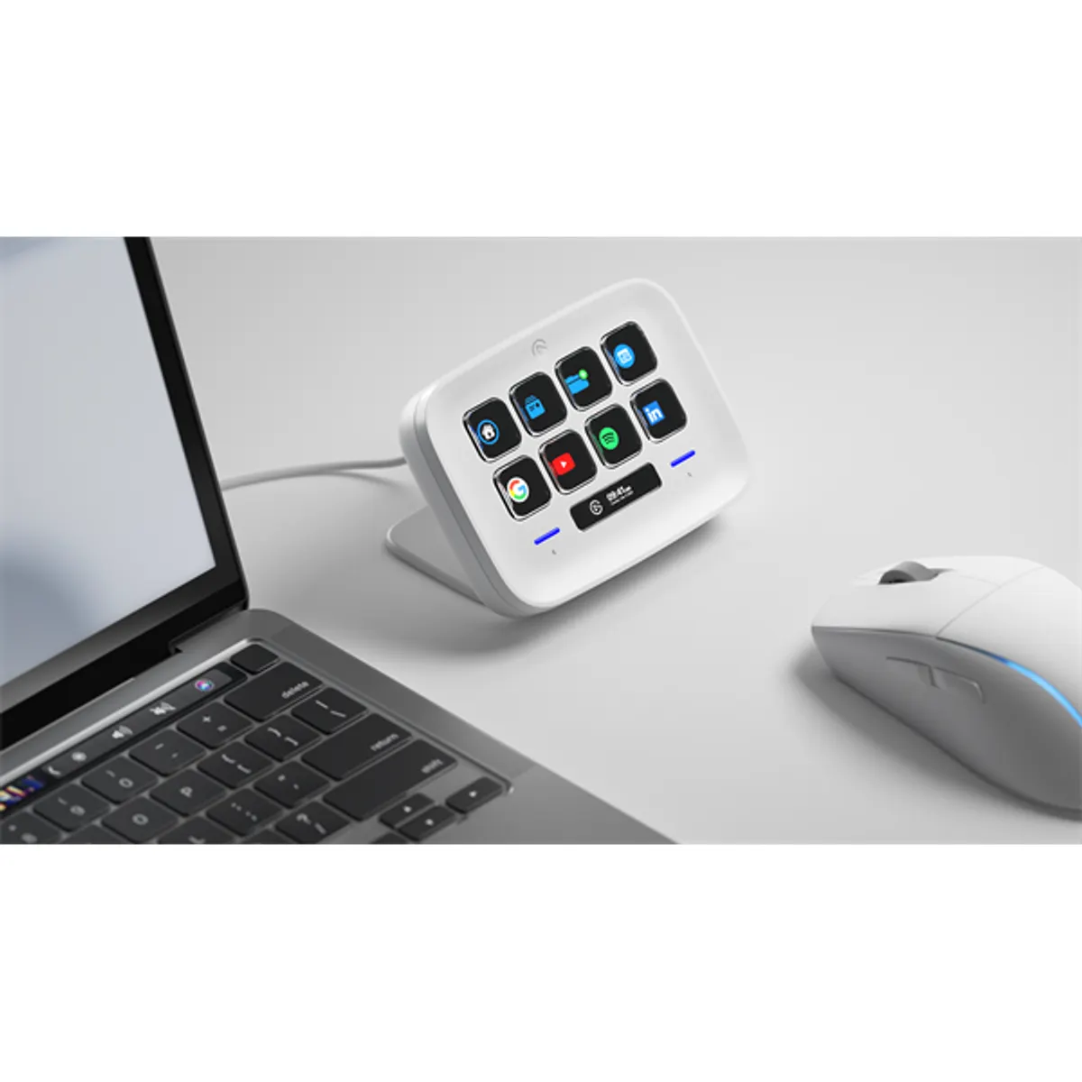 Corsair 10GBJ9901 Elgato stream deck neo fehér 8 testreszabható LCD billentyű streaming vezérlő #6