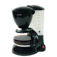 HAUSBERG HB-3650NG filteres kávéfőző őrölt 0,6 l, 800 W, 6 csésze, kivehető csepegtető tálca, fekete