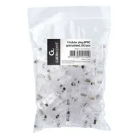 GEMBIRD PLUG3UP6/100 RJ45 CAT5e UTP csatlakozó dugó átlátszó