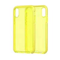 Tech21 T21-6517 Evo Check szilikon hátlap neon sárga iPhone XR 6.1"