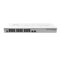 MIKROTIK CRS326-24G-2S+RM Cloud Router Switch 24x Gigabit Ethernet 2x SFP+ 800 MHz CPU 512 MB RAM 16 MB Flash RouterOS SwitchOS duál boot 1U rackmount #1