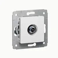 Legrand 773678 Cariva fehér tv aljzat végzáró 1,5dB #2