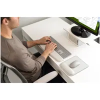 Kensington K50437EU ErgoSoft csuklótámaszos egérpad szürke 195x210 mm műbőr #8