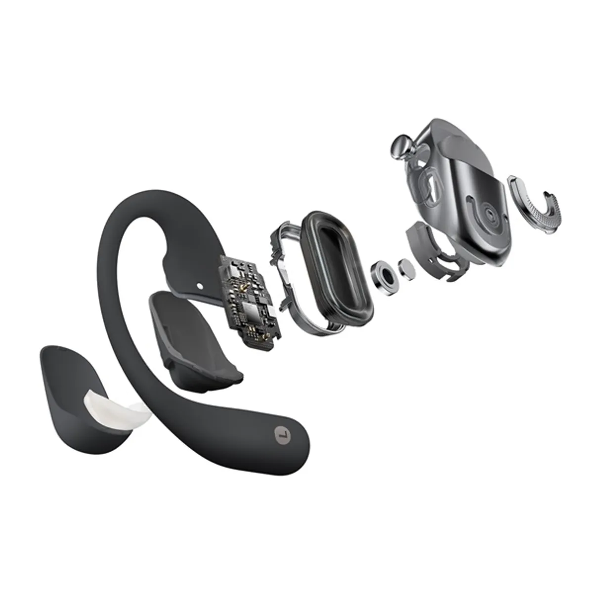 Shokz T921BK OpenFit 2 Plus IP55 11 óra töltőtokkal 48 óra Bluetooth 5.4 #4