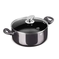 Blaumann BL-3964 Carbon Pro lábas 3,1L 26 cm alumínium tapadásmentes indukciós fedővel fekete