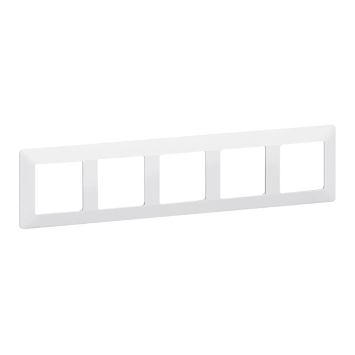 Legrand 754005 Valena Life 5-ös keret fehér műanyag IP20 vízszintes és függőleges 370 x 86 x 10 mm #1