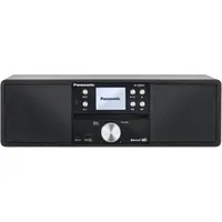 Panasonic SC-DM202EG-K Mikro HiFi Fekete Bluetooth USB CD Rádió Óra funkció Ébresztő 24 W