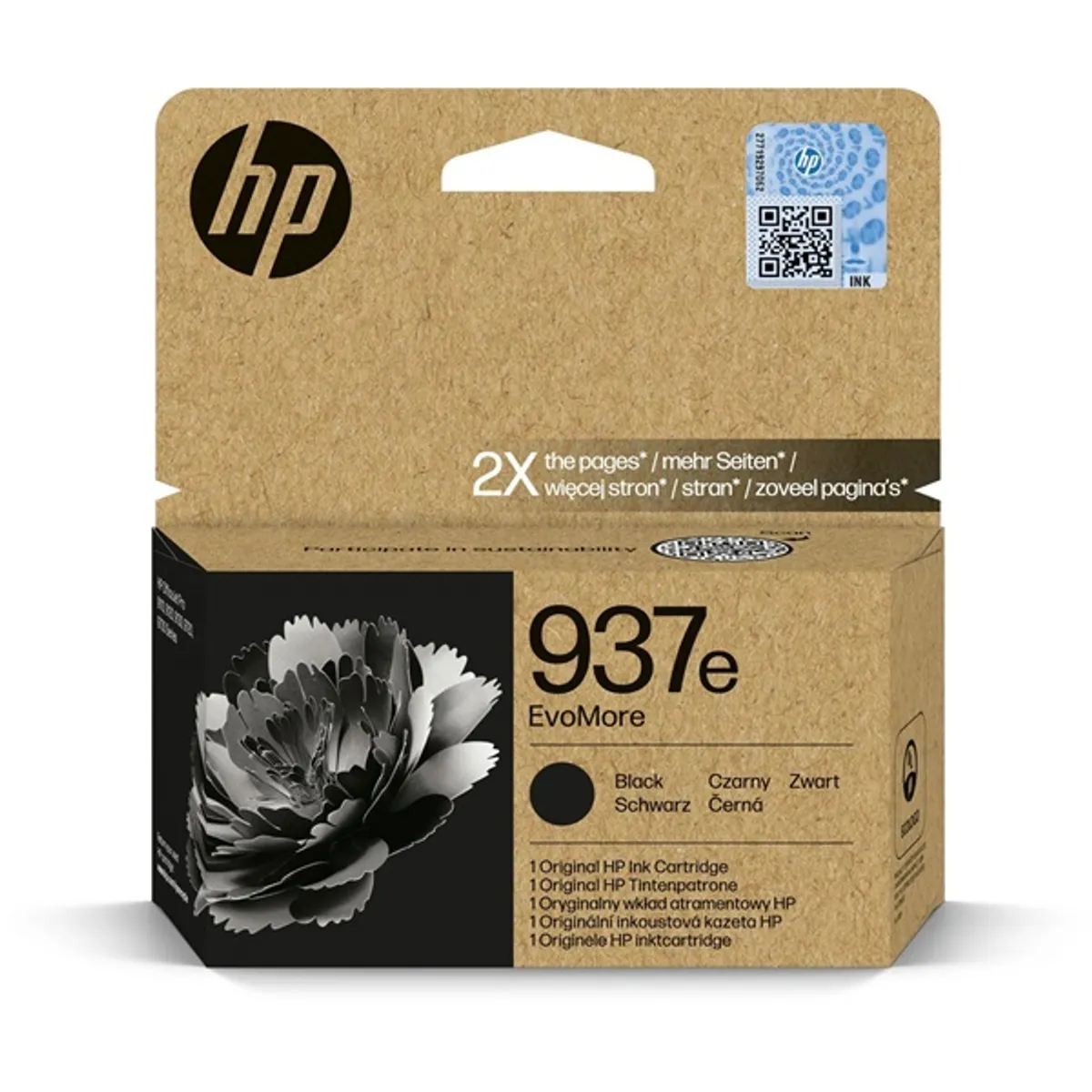 Hewlett Packard 4S6W9NE Tintapatron Fekete #1