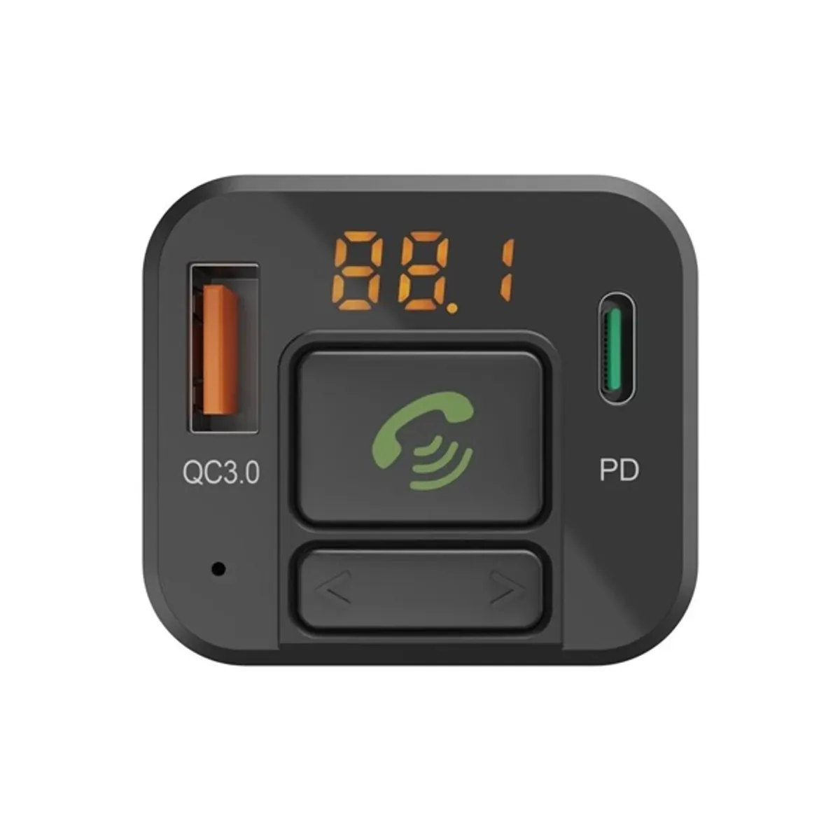 HAMA 00014169 FM transzmitter fekete ezüst Bluetooth USB QC 3.0 PD microSD #2