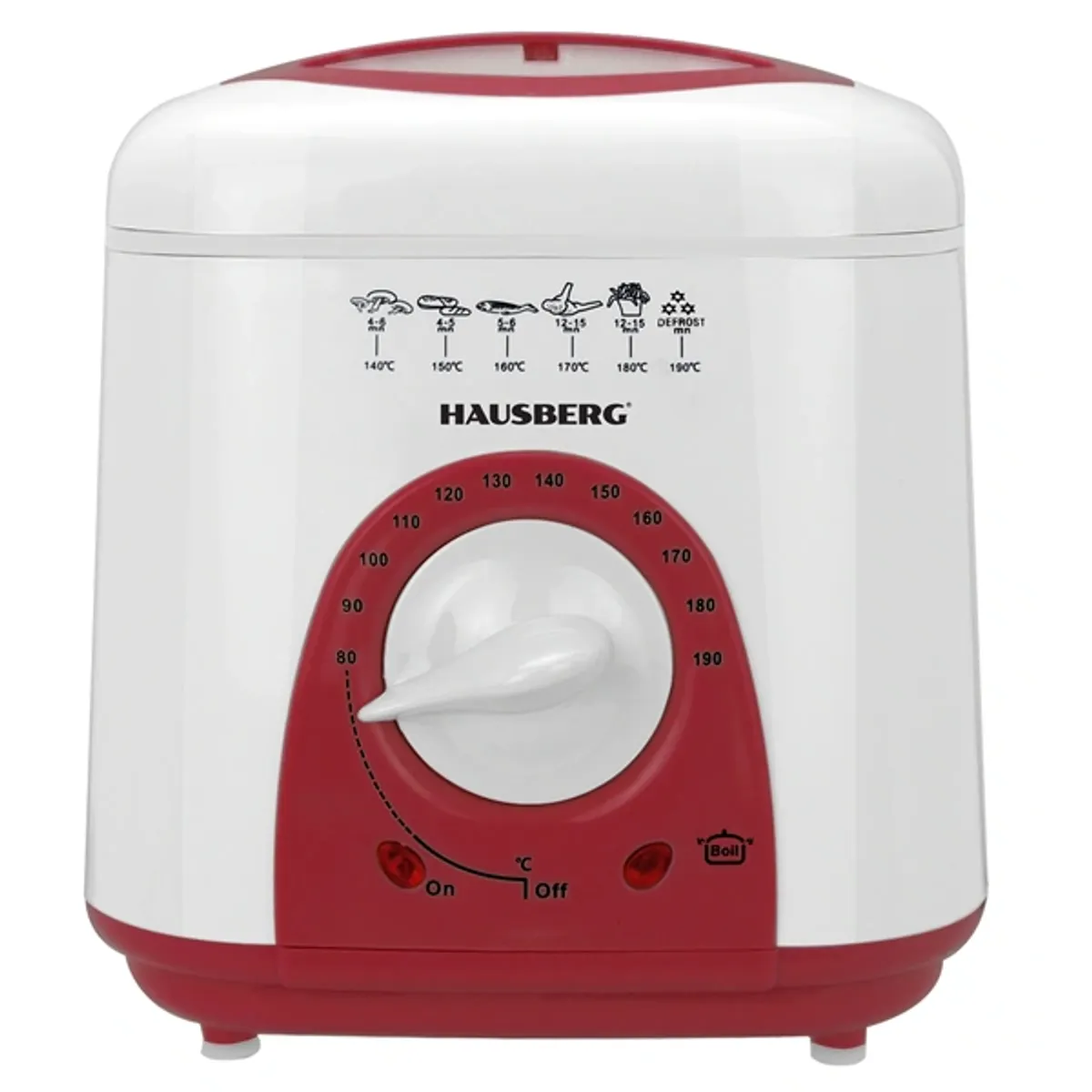 Hausberg HB-1320RS fritőz 1 liter 950 W piros #1