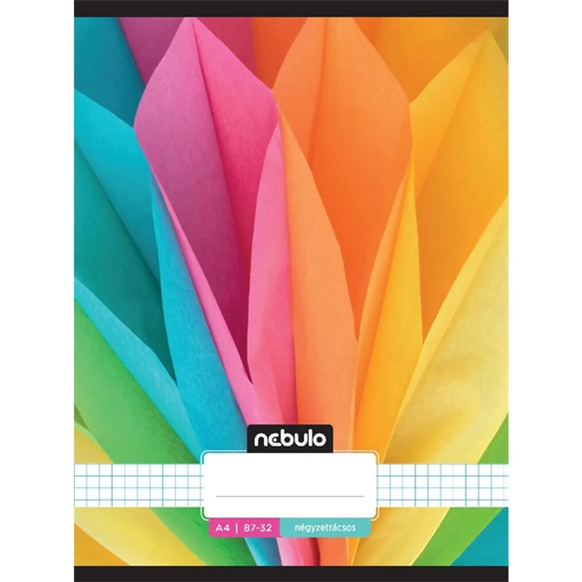 Nebulo NR-LD-A4 L-Design A4 32 lapos kockás tűzött füzet #9