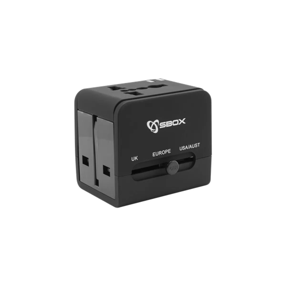 SBOX TA-23 65W HP laptop töltő adapter fekete USB USB #1