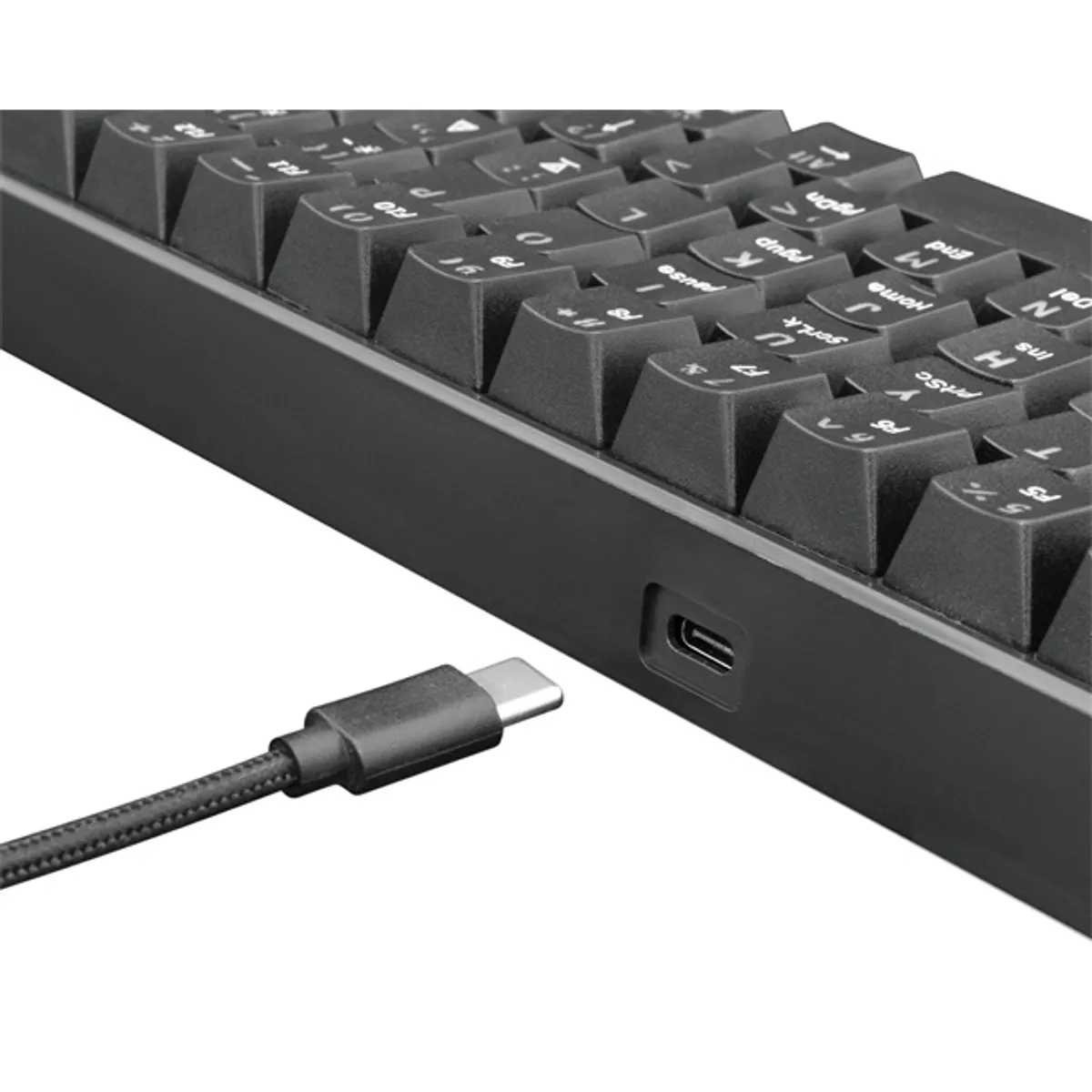 White Shark WS GK-2022B-BL-HU Shinobi GK-2022B 60 százalékos mechanikus kék switchek magyar kiosztás USB-C RGB világítás állítható lábak levehető kábel #9