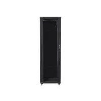 Lanberg FF01-6642-12B 42U 19" 600x600 fekete üvegajtós