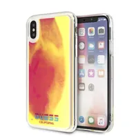 GUESS GUHCPXGLCPI védőtok Apple iPhone X XS 5,8" rózsaszín sárga sötétben világító #2