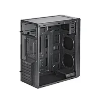 Spire SPT1534B-U3 matx ház fekete táp nélküli usb 3.0 előlapi 1db 5,25 külső hely 1db 3,5 belső hely 2db 2,5 belső hely acél-műanyag #8