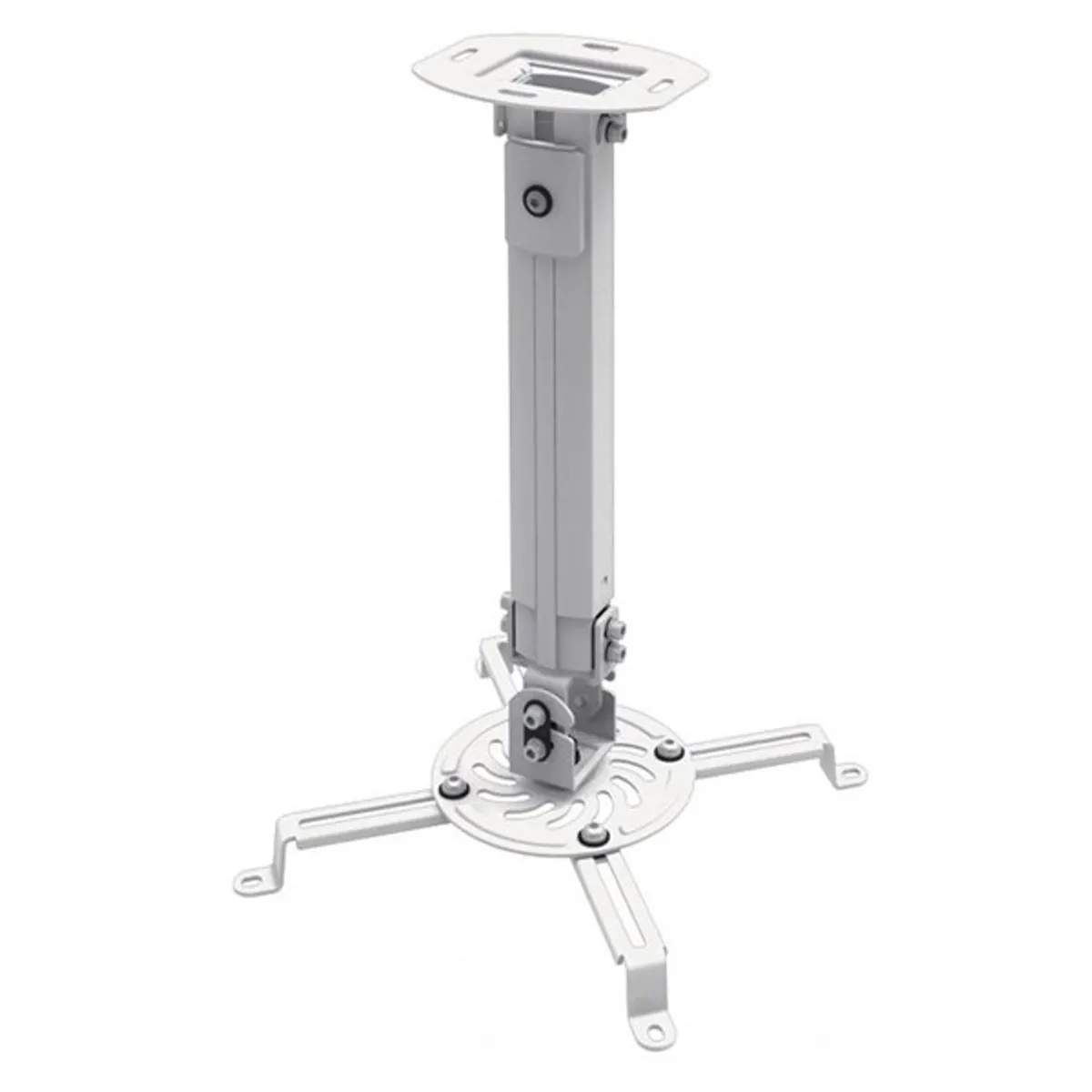 SBOX PM-18S projektortartó alumínium fehér 360 fok forgás 15 fok billentés 380-580 mm magasság 13,5 kg terhelhetőség #1
