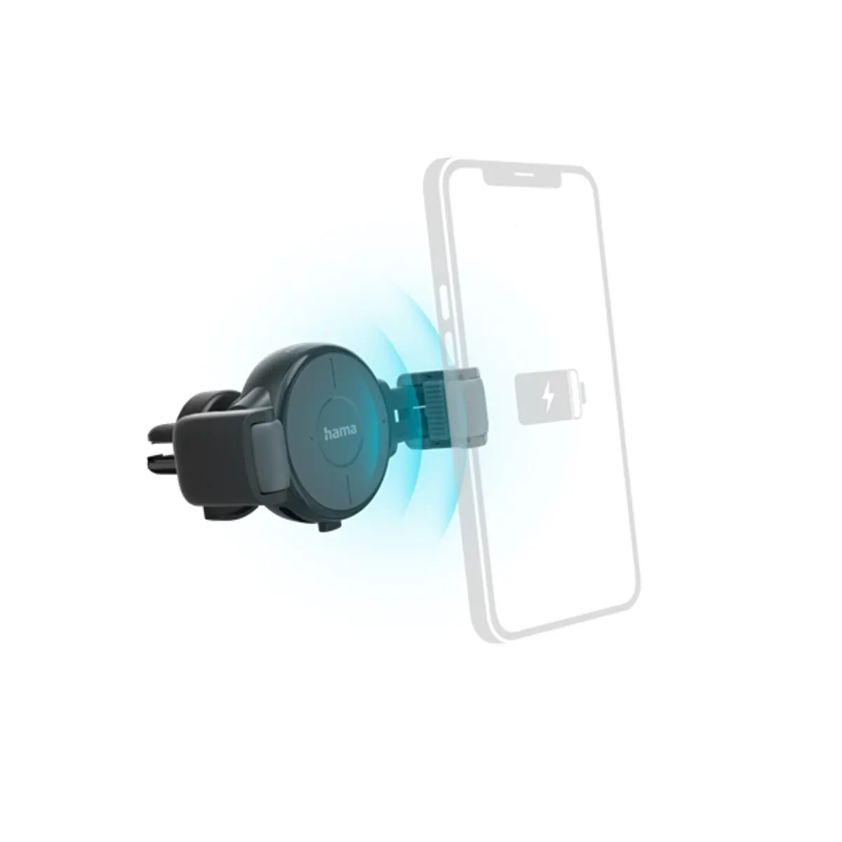 Hama 00201677 FC-10 FLEX univerzális autós mobiltartó vezeték nélküli töltő 10W Qi USB-C #2