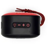 Aiwa BST-330RD BST-330 hordozható Bluetooth hangszóró 10 W IPX6 50 mm 1500 mAh USB-C AUX mikrofon LED 10 óra #8