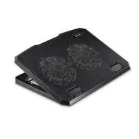 HAMA 00126806 Black Metal Notebook hűtőpad 2 db ventilátor, fekete, 15.6", USB-n működtethető, kék LED, dönthető #2