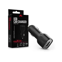 MAXLIFE TF-0018 USB autós töltő 5V 2,1A szivargyújtó bemenet 12-24VDC univerzális